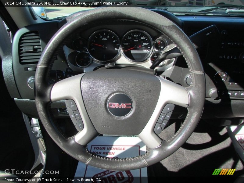 Summit White / Ebony 2014 GMC Sierra 2500HD SLE Crew Cab 4x4