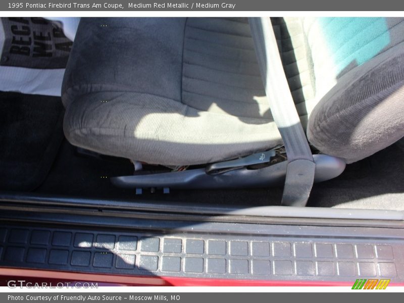 Medium Red Metallic / Medium Gray 1995 Pontiac Firebird Trans Am Coupe