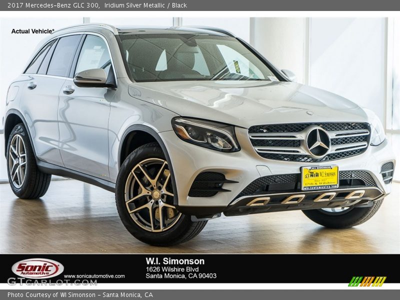 Iridium Silver Metallic / Black 2017 Mercedes-Benz GLC 300