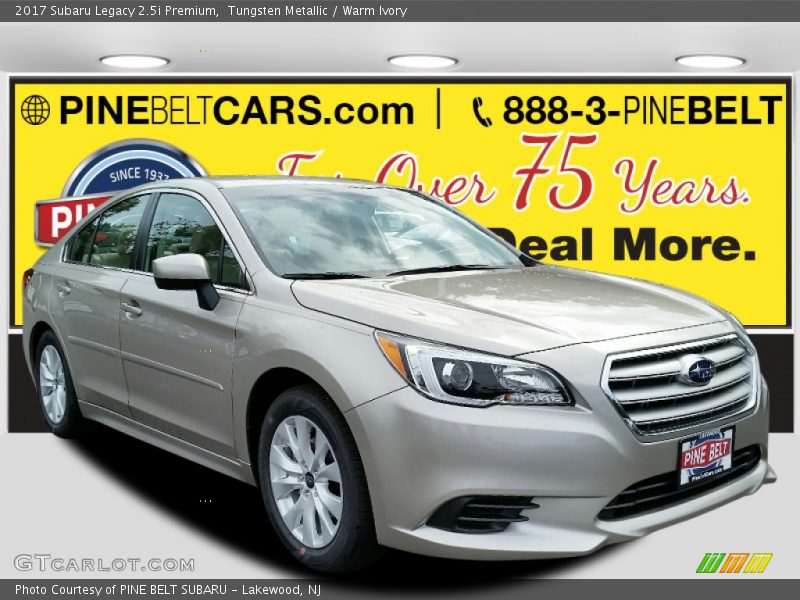 Tungsten Metallic / Warm Ivory 2017 Subaru Legacy 2.5i Premium