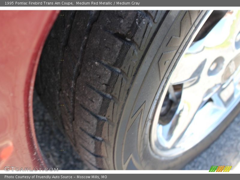 Medium Red Metallic / Medium Gray 1995 Pontiac Firebird Trans Am Coupe