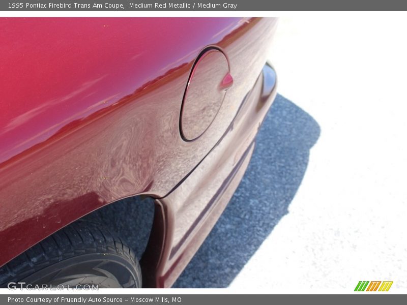 Medium Red Metallic / Medium Gray 1995 Pontiac Firebird Trans Am Coupe