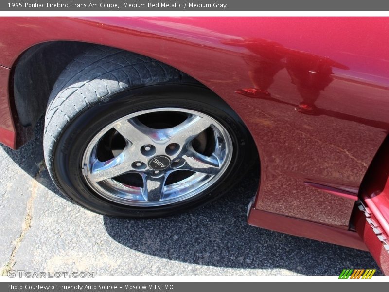 Medium Red Metallic / Medium Gray 1995 Pontiac Firebird Trans Am Coupe