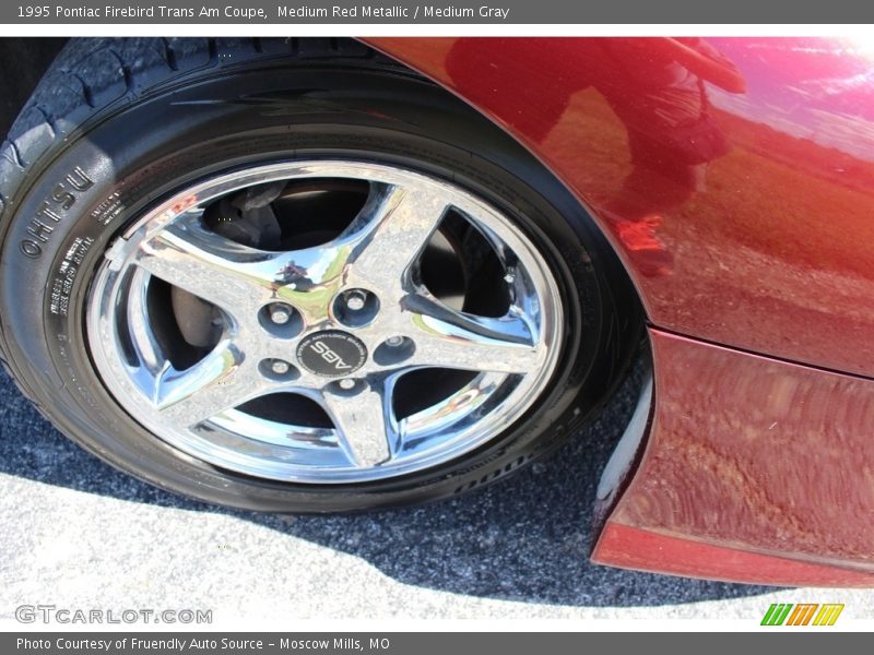 Medium Red Metallic / Medium Gray 1995 Pontiac Firebird Trans Am Coupe