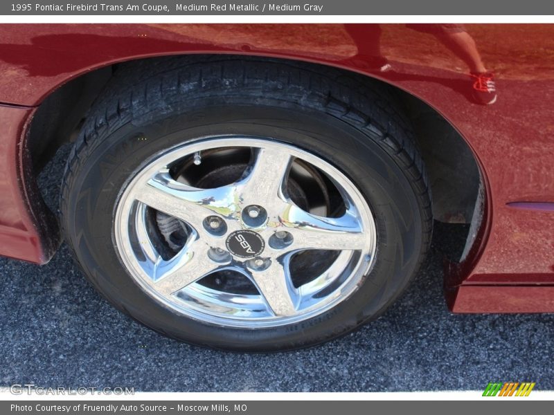 Medium Red Metallic / Medium Gray 1995 Pontiac Firebird Trans Am Coupe