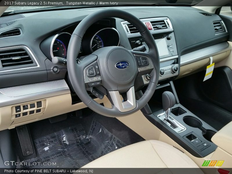  2017 Legacy 2.5i Premium Warm Ivory Interior