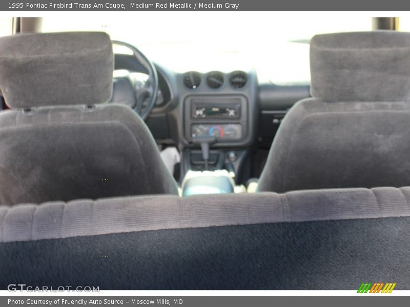 Medium Red Metallic / Medium Gray 1995 Pontiac Firebird Trans Am Coupe