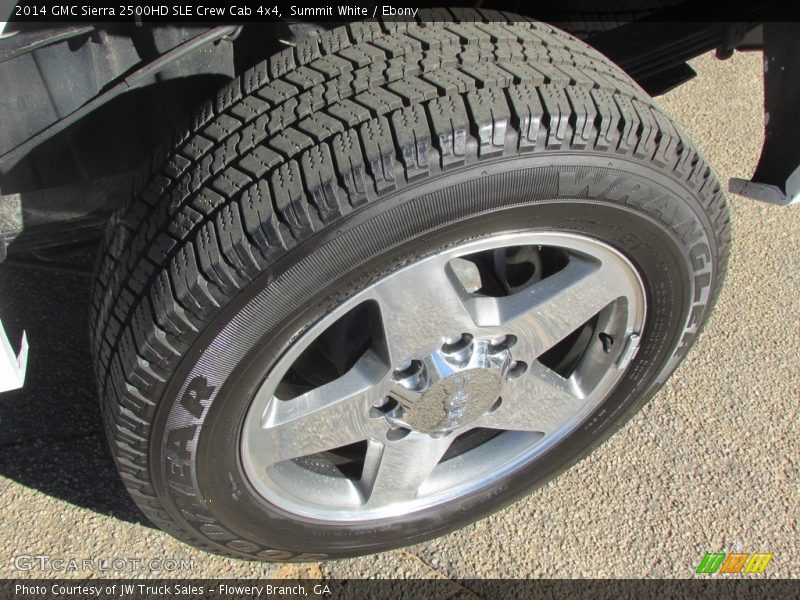 Summit White / Ebony 2014 GMC Sierra 2500HD SLE Crew Cab 4x4