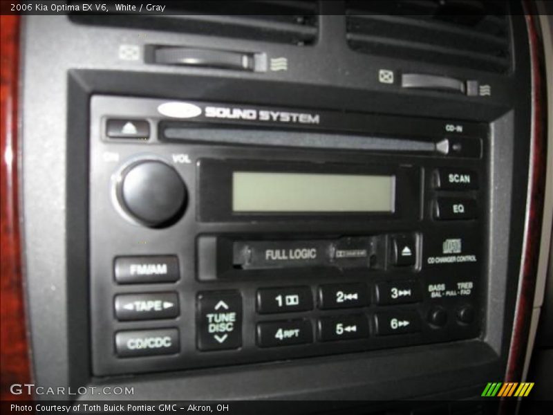 White / Gray 2006 Kia Optima EX V6