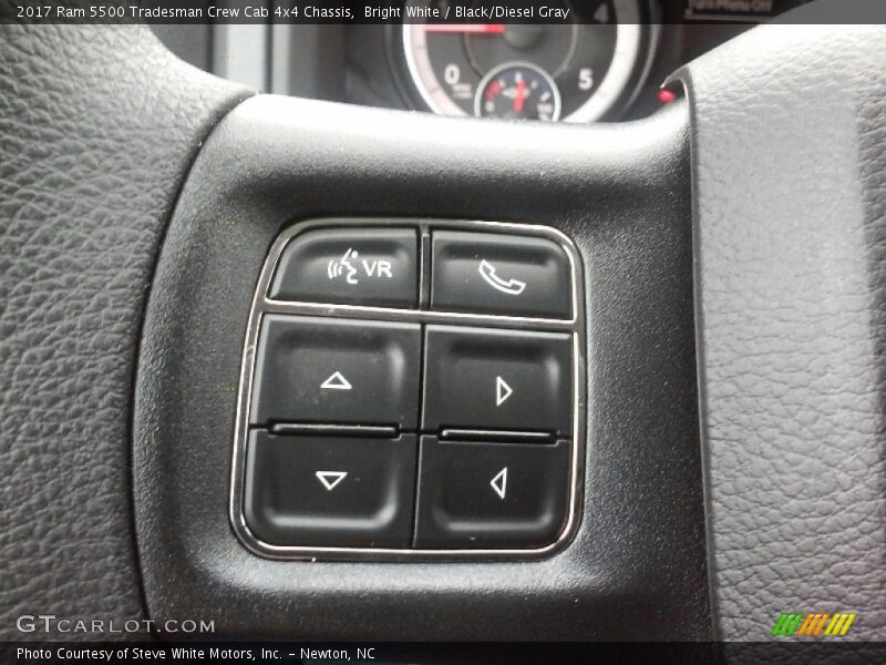 Bright White / Black/Diesel Gray 2017 Ram 5500 Tradesman Crew Cab 4x4 Chassis