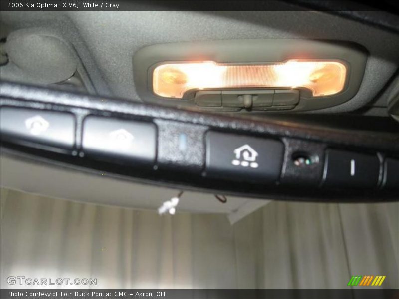 White / Gray 2006 Kia Optima EX V6
