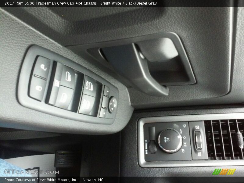 Bright White / Black/Diesel Gray 2017 Ram 5500 Tradesman Crew Cab 4x4 Chassis