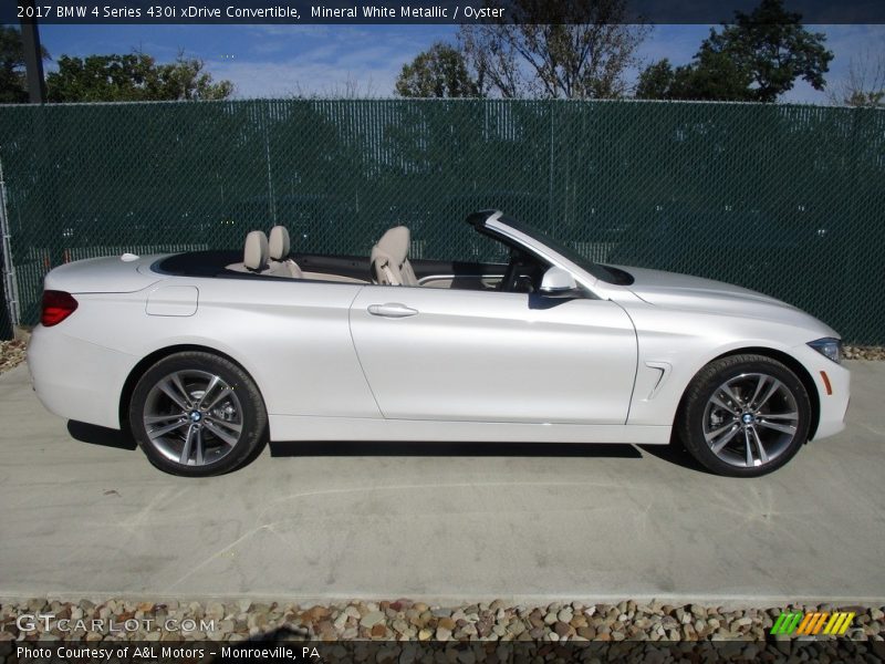  2017 4 Series 430i xDrive Convertible Mineral White Metallic