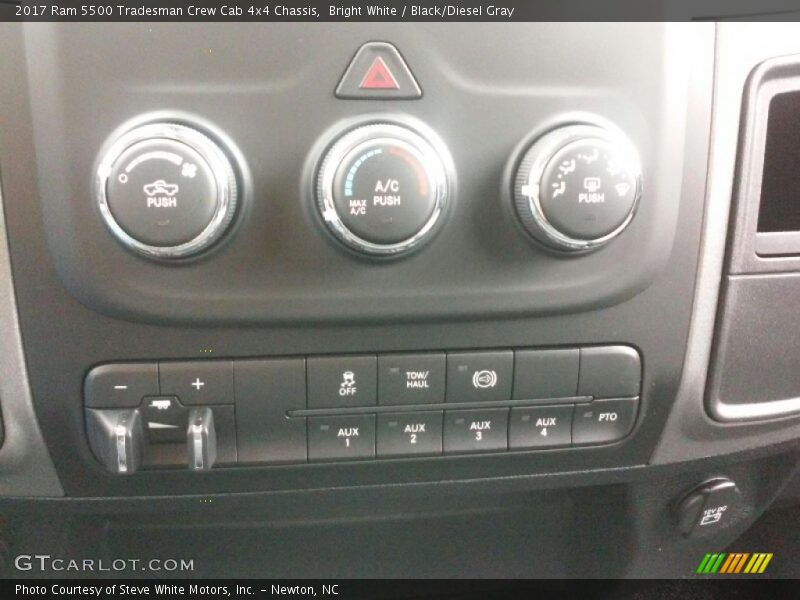 Bright White / Black/Diesel Gray 2017 Ram 5500 Tradesman Crew Cab 4x4 Chassis