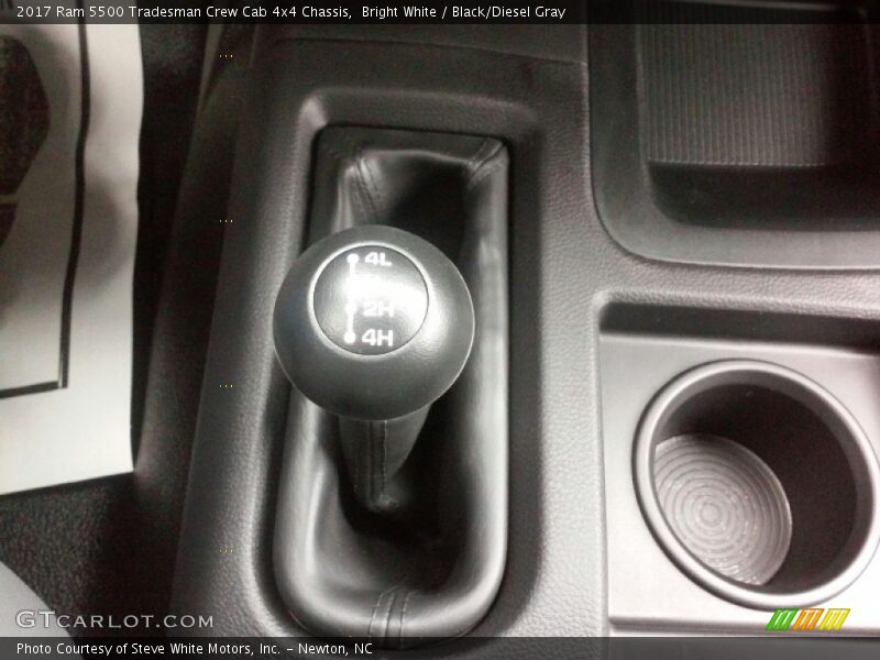 Bright White / Black/Diesel Gray 2017 Ram 5500 Tradesman Crew Cab 4x4 Chassis