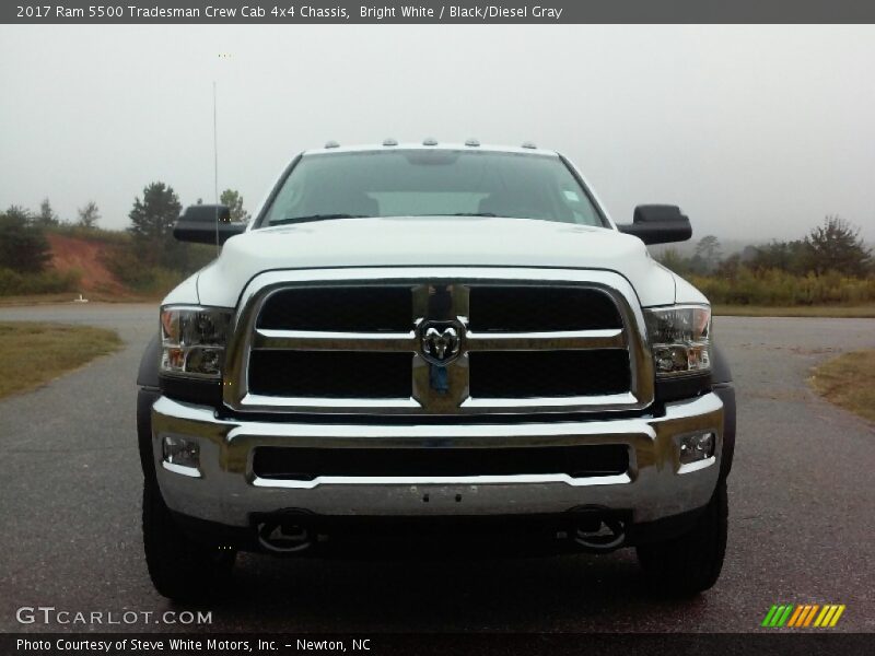 Bright White / Black/Diesel Gray 2017 Ram 5500 Tradesman Crew Cab 4x4 Chassis