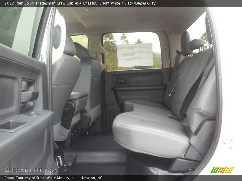 Rear Seat of 2017 5500 Tradesman Crew Cab 4x4 Chassis
