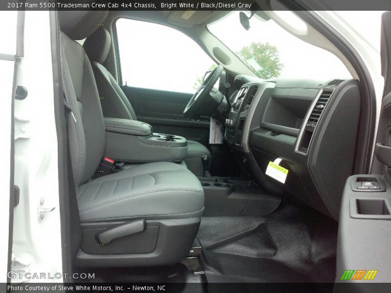 Front Seat of 2017 5500 Tradesman Crew Cab 4x4 Chassis