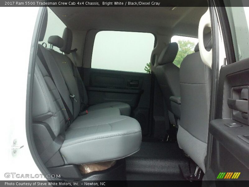 Rear Seat of 2017 5500 Tradesman Crew Cab 4x4 Chassis