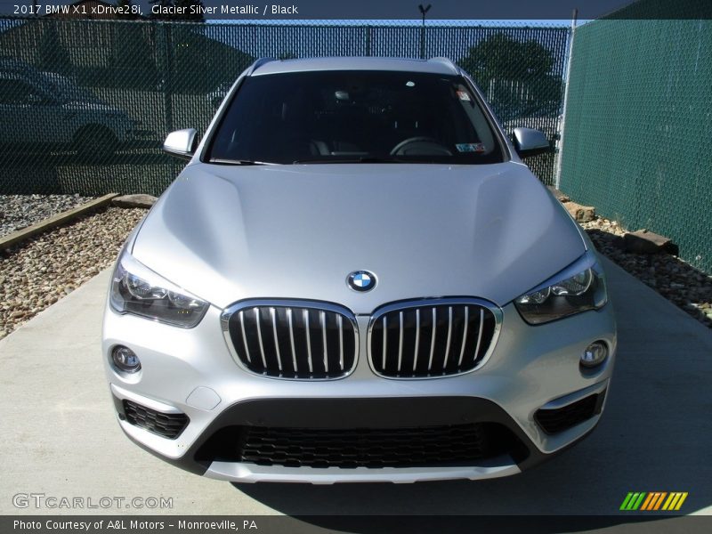 Glacier Silver Metallic / Black 2017 BMW X1 xDrive28i