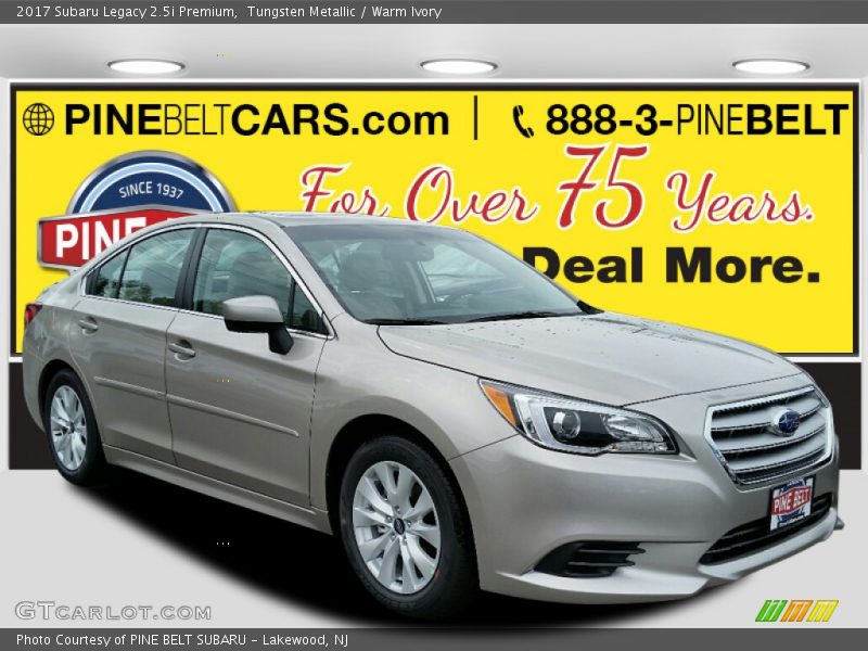 Tungsten Metallic / Warm Ivory 2017 Subaru Legacy 2.5i Premium