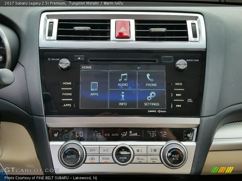 Tungsten Metallic / Warm Ivory 2017 Subaru Legacy 2.5i Premium