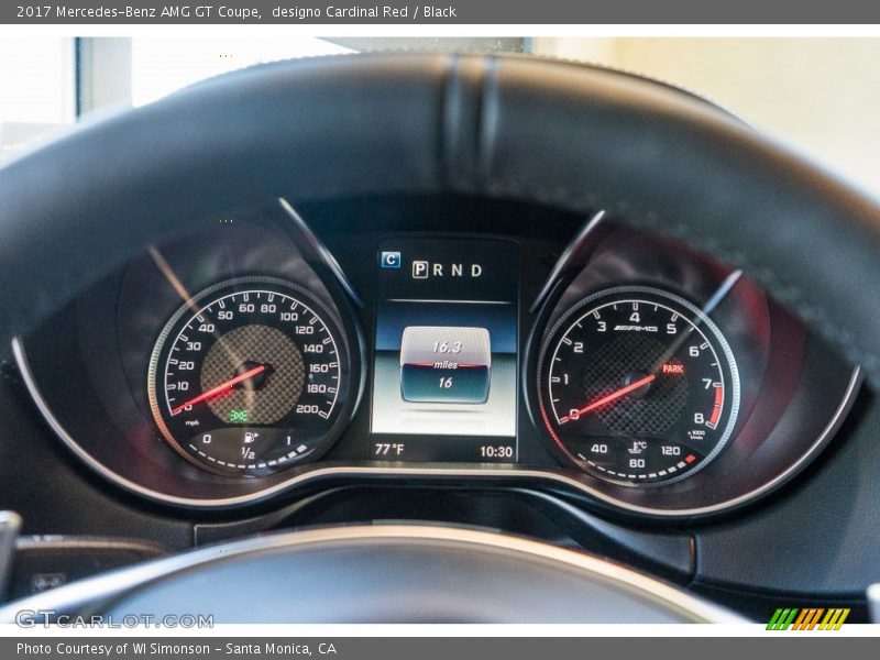  2017 AMG GT Coupe Coupe Gauges