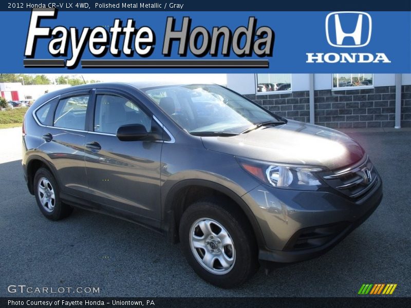 Polished Metal Metallic / Gray 2012 Honda CR-V LX 4WD