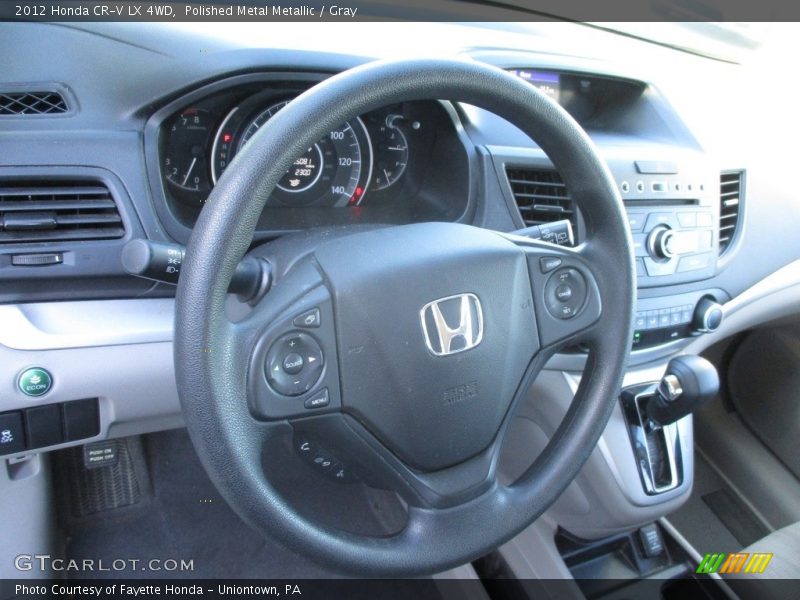 Polished Metal Metallic / Gray 2012 Honda CR-V LX 4WD