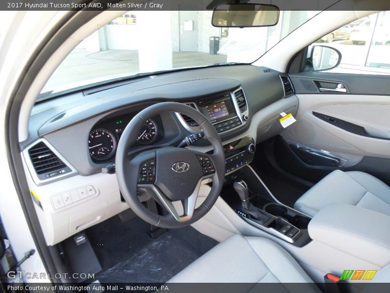  2017 Tucson Sport AWD Gray Interior