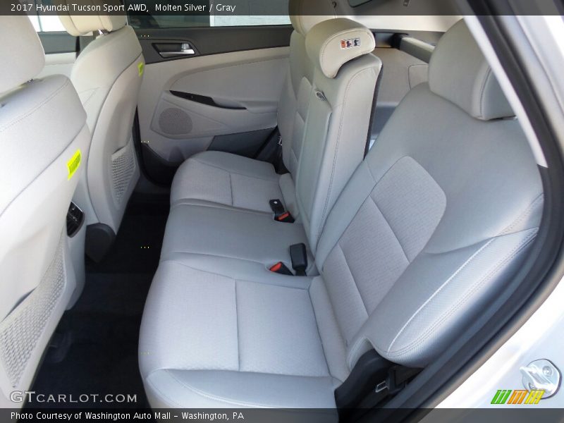 Molten Silver / Gray 2017 Hyundai Tucson Sport AWD