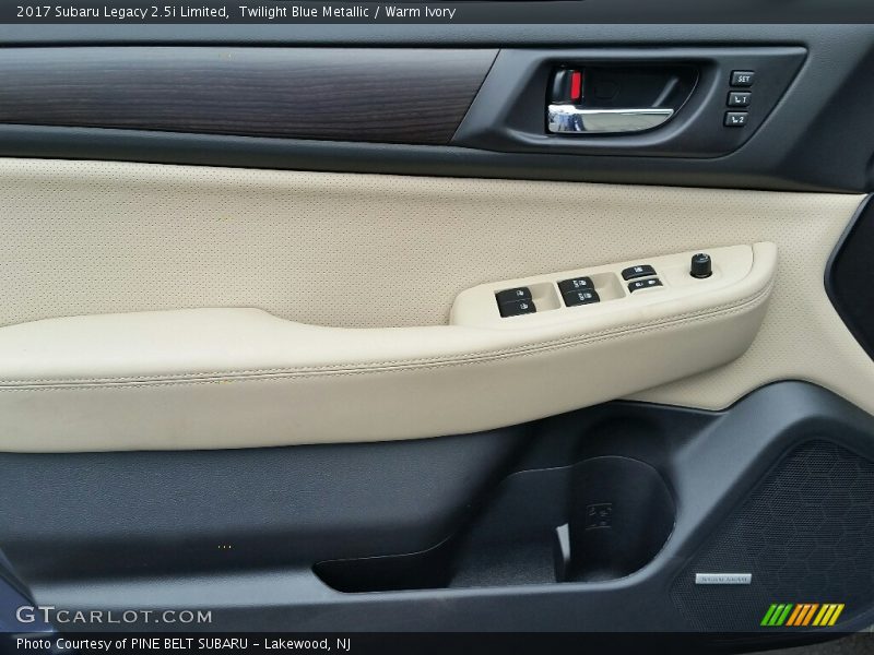 Twilight Blue Metallic / Warm Ivory 2017 Subaru Legacy 2.5i Limited