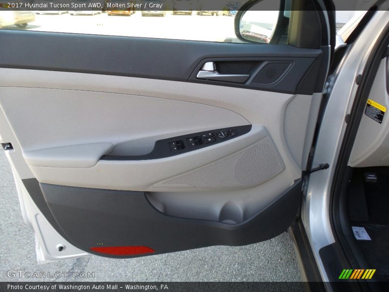 Molten Silver / Gray 2017 Hyundai Tucson Sport AWD
