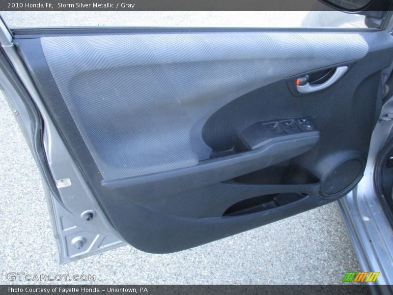 Storm Silver Metallic / Gray 2010 Honda Fit