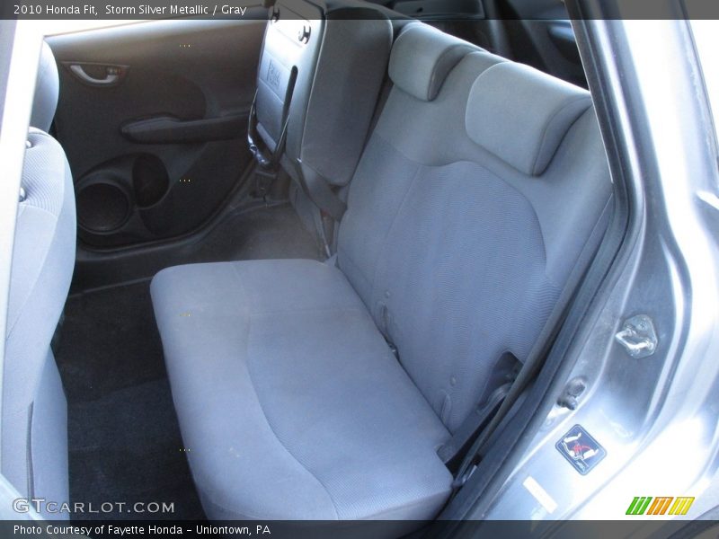 Storm Silver Metallic / Gray 2010 Honda Fit