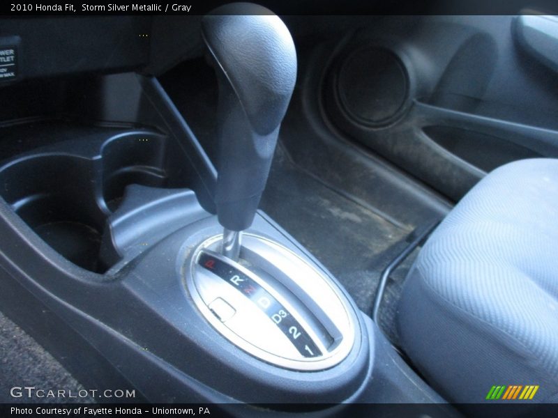 Storm Silver Metallic / Gray 2010 Honda Fit