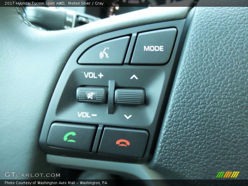Molten Silver / Gray 2017 Hyundai Tucson Sport AWD