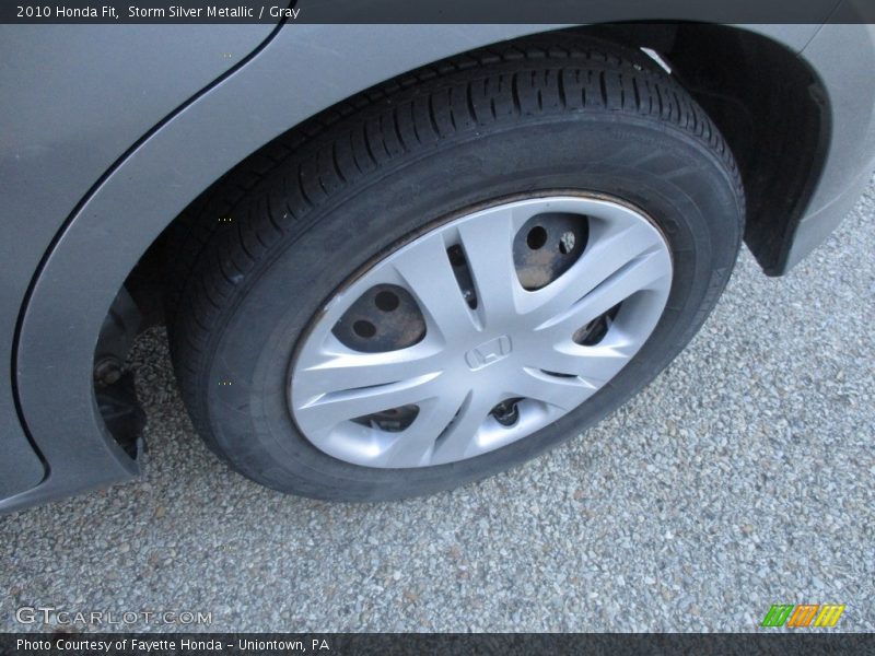 Storm Silver Metallic / Gray 2010 Honda Fit