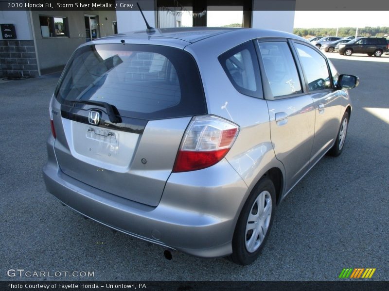 Storm Silver Metallic / Gray 2010 Honda Fit