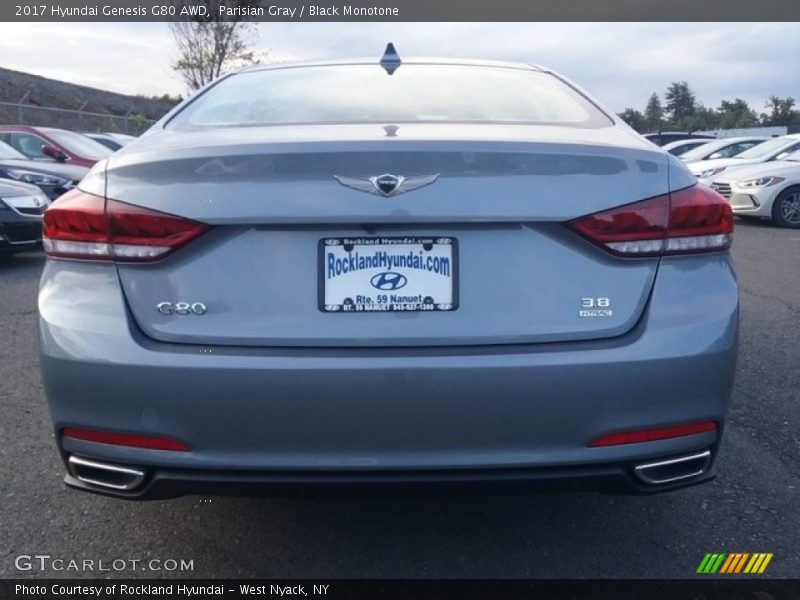 Parisian Gray / Black Monotone 2017 Hyundai Genesis G80 AWD