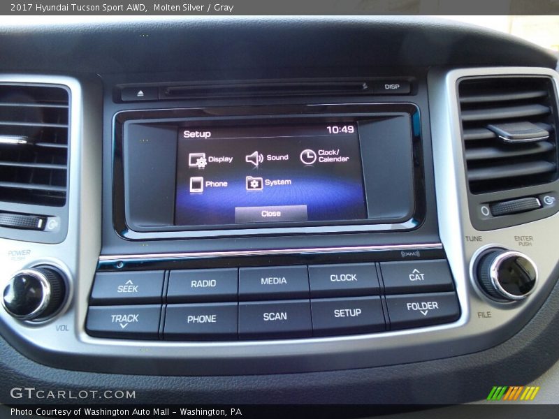 Molten Silver / Gray 2017 Hyundai Tucson Sport AWD