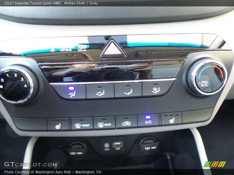 Molten Silver / Gray 2017 Hyundai Tucson Sport AWD