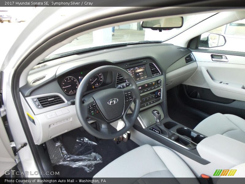  2017 Sonata SE Gray Interior