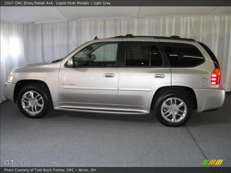 Liquid Silver Metallic / Light Gray 2007 GMC Envoy Denali 4x4