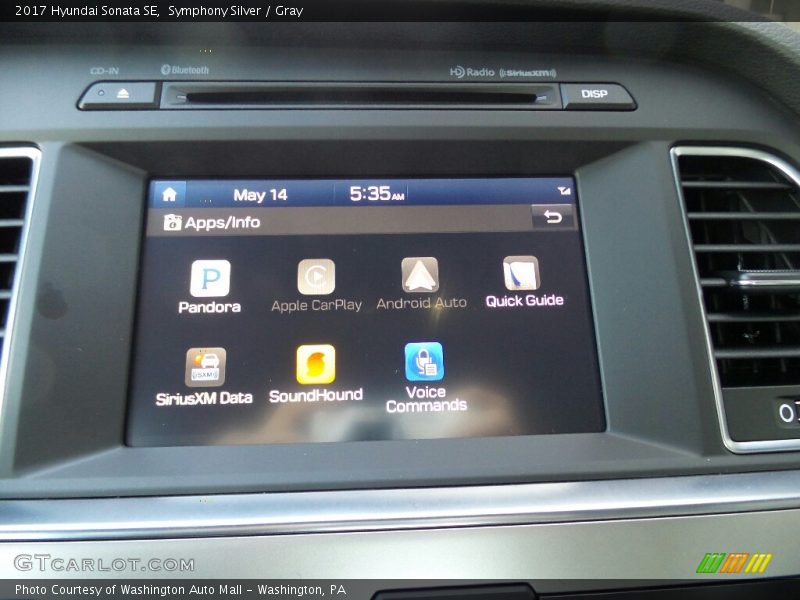 Controls of 2017 Sonata SE