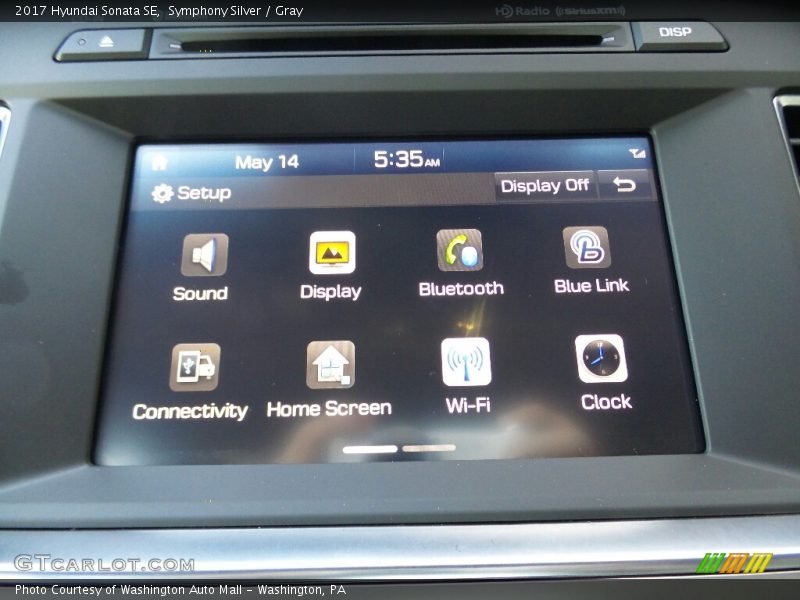 Controls of 2017 Sonata SE