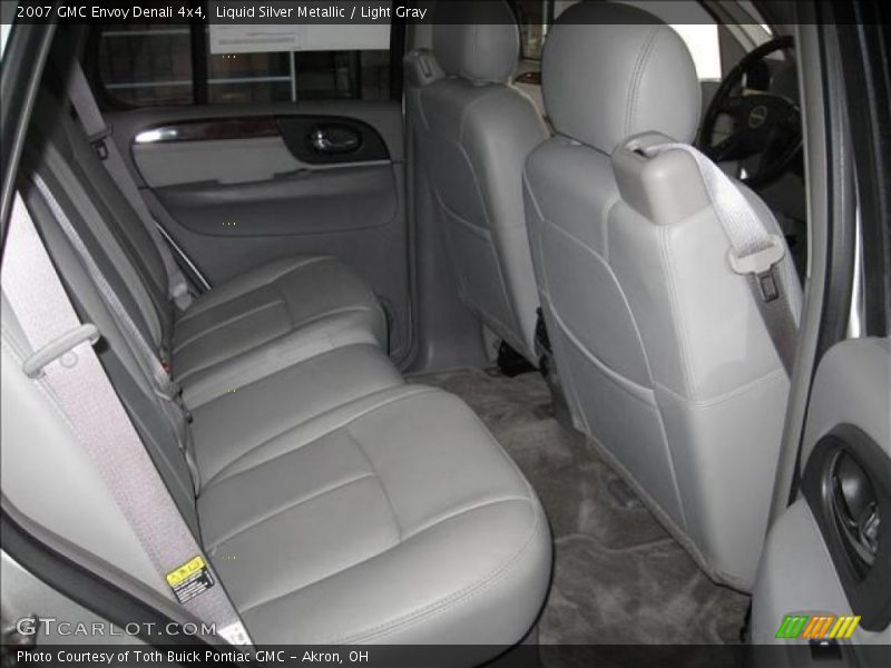 Liquid Silver Metallic / Light Gray 2007 GMC Envoy Denali 4x4