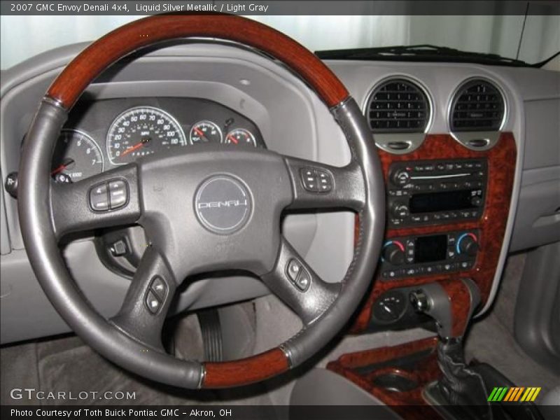 Liquid Silver Metallic / Light Gray 2007 GMC Envoy Denali 4x4