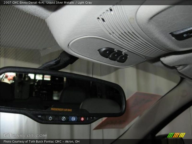 Liquid Silver Metallic / Light Gray 2007 GMC Envoy Denali 4x4