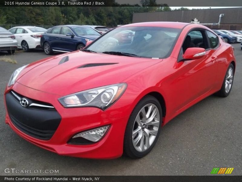 Tsukuba Red / Black 2016 Hyundai Genesis Coupe 3.8